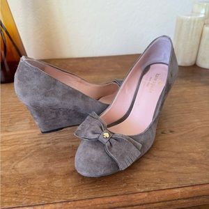 Kate Spade suede wedges / Size 7.5